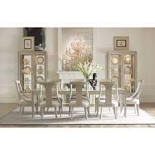 Cinema 9 Piece Extendable Dining Set Rectangular Dining Room Set Bright Furniture Casual Dining Rooms