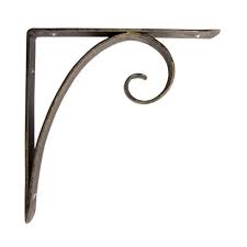 Equerre Forge Main Fer Forge Noir H 20 X P 20 Cm Equerre Fer Forge Fer Forge Equerre