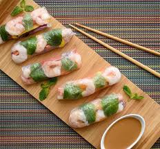 Monitor nutrition info to help meet your health goals. Video Shrimp Spring Rolls With Peanut Sauce Recipe Henry Ford Livewell