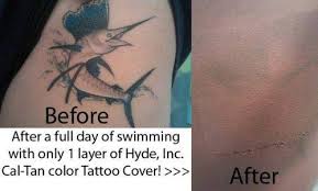 The pigment in the new inks does not go over the top of the old tattoo's pigment; Amazon Com Hide Ink Temporary Tattoo Cover Up 4 X 6 Almond Color 5 Pack Beauty