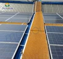 Easy Install FRP Walkway for Roof Solar Installation Roof Ground Solar Roof  Walkway