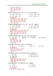 Maybe you would like to learn more about one of these? 8 1 1 Soal Dan Pembahasan Operasi Hitung Bentuk Aljabar Matematika