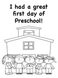 Enjoy These Free Coloring Pages For Your Preschool Students On Their First Day Of Preschool Preschool Coloring Pages Preschool First Day Welcome To Preschool