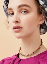 Rose Branch Collar in Bronze