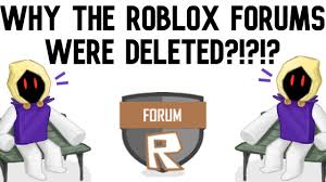 Why Were The Roblox Forums Deleted Sim8n Aka Sim8nz Youtube