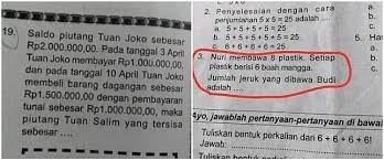 We did not find results for: 10 Soal Ujian Matematika Lucu Ini Absurd Abis Bikin Murid Keheranan Brilio Net Line Today