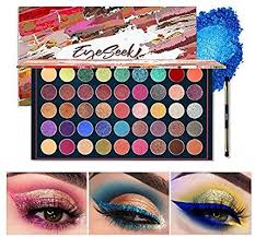 Amazon Com Eyeseek Matte Eyeshadow Palette Glitter 45 Shades Sparkle Eye Shadow Palette Metallic Mak In 2020 Matte Eyeshadow Metallic Makeup Makeup Eyeshadow Palette