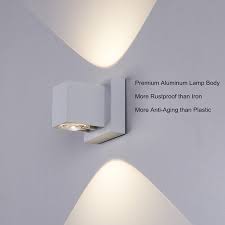What is the contemporary style of wall sconce? Tubicen Integrated Led Dimmable Wall Sconce Lighting Up And Down 10w 3000k Indoor Modern Wall Lamp With Led Convex Lens Premium Aluminum Sconce Wall Light Fixture Walmart Canada