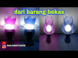 Hiasan lampu dinding dari toples. Membuat Lampu Hias Dari Botol Bekas Youtube