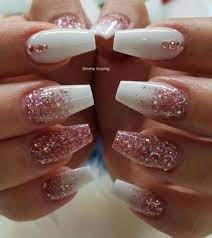 42 Fashionable Pink And White Nails Designs Ideas You Wish To Try Addicfashion Cute Acrylic Nails Super Nails Fake Nails
