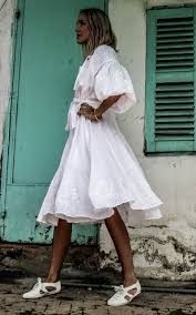 Midi Smock Dress By Innika Choo For Preorder On Moda Operandi Smock Dress Dresses White Outfits