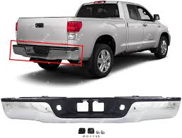 1/4 thick plate steel lights: Amazon Com Mbi Auto Chrome Steel Complete Rear Bumper Assembly For 2007 2008 2009 2010 2011 2012 2013 Toyota Tundra Pickup 07 13 W Park To1103116 Automotive