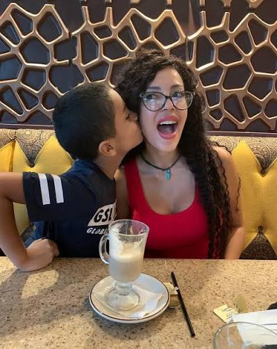 Marissa Rubinetti's son decided to follow in his mom's footsteps and bleach  his hair 😊 #90dayfiance