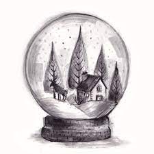 Icanvas.com has been visited by 10k+ users in the past month Kassreichillustration Reindeer Drawing Globe Drawing Winter Drawings