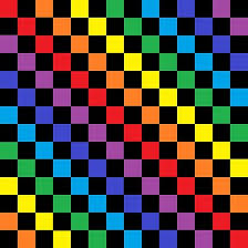 Black And Red Checkered Background Checkered Rainbow Black By Lornakay Checker Wallpaper Rainbow Wallpaper Rainbow Aesthetic