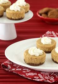 Mini christmas desserts you'll want to add to your wish list individual no bake vanilla cheesecake Mini Gingerbread Cheesecakes Small Batch Homemade In The Kitchen