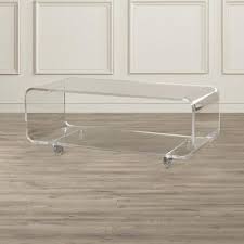 Buy coffee table legs and get the best deals at the lowest prices on ebay! Rounded Edges Acrylic Caster Legs Coffee Table
