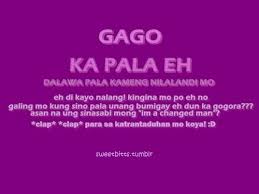 FUNNY TAGALOG DIET QUOTES image quotes at hippoquotes.com via Relatably.com