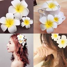 Sweet hawaii wedding puts the wow in beach weddings on oahu and kauai. Romantic Plumeria Flower Wedding Bridal Hair Pins Hawaiian Style Foam Flower Hair Clips For Hair White Yellow Hair Accessories Women S Hair Accessories Aliexpress