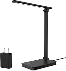 BEYONDOP Bundle LED Desk Lamp with 5V/2A Wall Adapter - Amazon.com