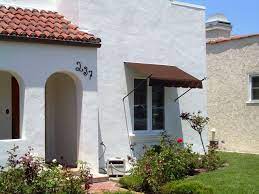 Spanish Style Awnings Www Madeintheshadeawnings Com For Above The Dining Room Window Or Above The F Spanish Style Homes Terracotta Roof House Spanish Exterior