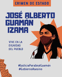 JusticiaParaJoséGuamán |  En estos momentos sale el féretro de José Guamán,  quien fue impactado por un proyectil en el contexto de la intervención  militar liderada por las Fuerzas Armadas del Ecuador,