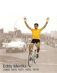 A titre de comparaison, eddy merckx est parvenu à deux reprises à lever les bras huit fois en 1970 et 1974. Eddy Merckx Larousse