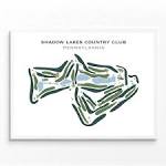 Buy the best printed golf course Shadow Lakes Country Club ...