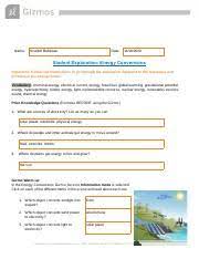 We did not find results for: Activity B Energy Conversions Get The Gizmo Ready Click Reset Check That Path Course Hero