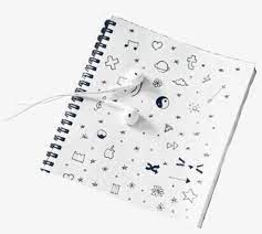 One of them is the notebook. Notebook Journal School Doodle Doodling Drawings Headph White Aesthetic Music 1024x1024 Png Download Pngkit