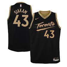 The raptors struck gold with the first nike city edition jersey release. Pascal Siakam Toronto Raptors Nike Youth 2020 21 Swingman Jersey Black City Edition