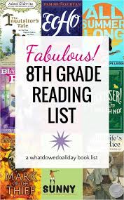Fabulous 8th Grade Reading List In 2020 8th Grade Reading 8th Grade Reading List Middle School Books