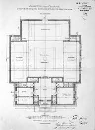 Grundriss Fur Das Parterre Der Secession Joseph Maria Olbrich 1898 Grundriss Bau Architekt