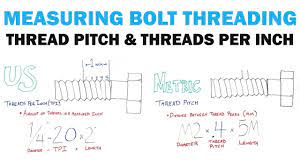 As the name suggests, tpi is measured by counting the number of thread peaks along a 1 inch length. Measuring Thread Pitch Threads Per Inch Fasteners 101 Youtube