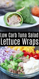Tuna Salad Lettuce Wraps Recipe Recipe Low Carb Tuna Salad Good Healthy Recipes Healthy Tuna Recipes
