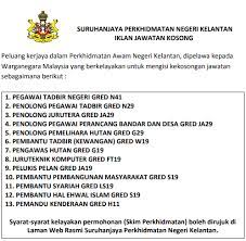 Sejarah penentuan huruf pendaftraan kenderaan. Jawatan Kosong Di Suruhanjaya Perkhidmatan Negeri Kelantan 2018 Pelbagai Jawatan Tetap Jobcari Com Jawatan Kosong Terkini