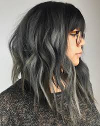 These bangs are soft and relaxed looking, contrasting. Long Bob Haircut With Layers Black Hair Novocom Top