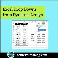 Make Dependent Drop Down Lists With New Excel Functions And Dynamic Arrays Excel Dynamic Free Workbook