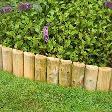 Similar recycled material lawn edging plastic lawn edging above ground lawn edging. Forest Wooden Border Log Roll Log Roll Border Edging Webbs Direct Garden Centre