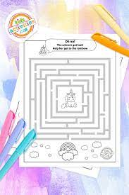 here s how to download free unicorn mazes for kids kids activities blog