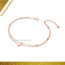 china fashion jewelry rose gold color