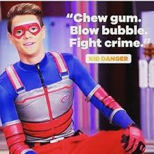 Henry Danger On Instagram Let S Gum Blow Bubble Fight Crime In 2020 Dangerous Jason Norman Crime