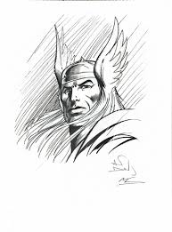 The size of the portrait is an a4, i.e. The Mighty Thor Pencils By Alan Davis Inks By Mark Farmer Alandavis Markfarmer Themightythor Thor Asgard Avengers Odinson Thor Art The Mighty Thor Thor