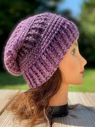 Slouch Beanie Purple