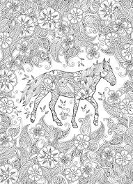 650 x 864 jpg pixel. Kleurplaat In Geinspireerde Stijl Rennen Paard Op Bloeiende Weide Verticale Samenstelling Kleurboek Voor Volwassen En Oudere Kinderen Bewerkbare Vectorillustratie Royalty Vrije Cliparts Vectoren En Stock Illustratie Image 79283262