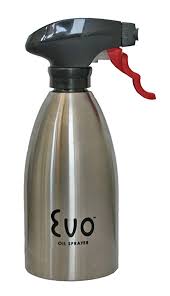 Amazon Com Evo Oil Sprayer Bottle Non Aerosol For Olive Oil And Cooking Oils Stainless Steel 16 Ounce Capa Sprayer Bottle Bottle Oil And Vinegar Dispensers