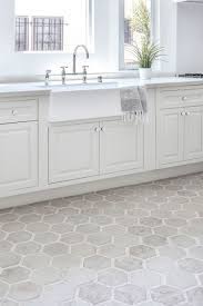 Use these striking porcelain tiles to welcome the hexagon trend into your home. Classic Neutral Kitchen Kitchen Flooring Home Remodeling Home