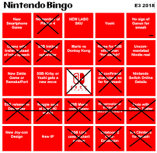 Already posted mine in the announcement thread, here goes nothing within an hour. Nintendo Direct E3 2018 Bingo Nintendo Switch Forum Page 2