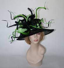 Lime Green And Black Kentucky Derby Hat By Vinzetta Millinery Www Stores Ebay Com Hatmillinery Derby Hats Kentucky Derby Hats Royal Ascot Hats