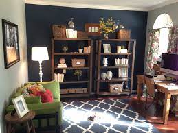 Maybe you would like to learn more about one of these? 28 Mesmerizing Home Office Striped Accent Walls That Abound With Elegance Warmth In Pictures Decoratorist Home Wall Colour Blue Accent Walls Accent Walls In Living Room